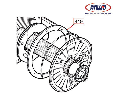 EMPAQUET. CAMARA COMBUSTION LUNA HT
